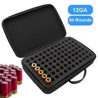 84 Rounds 12GA Shotgun Shell Holder Bullet Ammo Storage Box Cartridge Case Portable Shooting Accessories