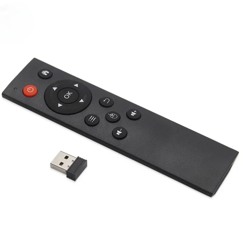 Nuevo Universal 2,4G inalámbrico Air Mouse teclado Control remoto receptor USB para Android TV Box Smart TV PC HTPC Windows Lilux