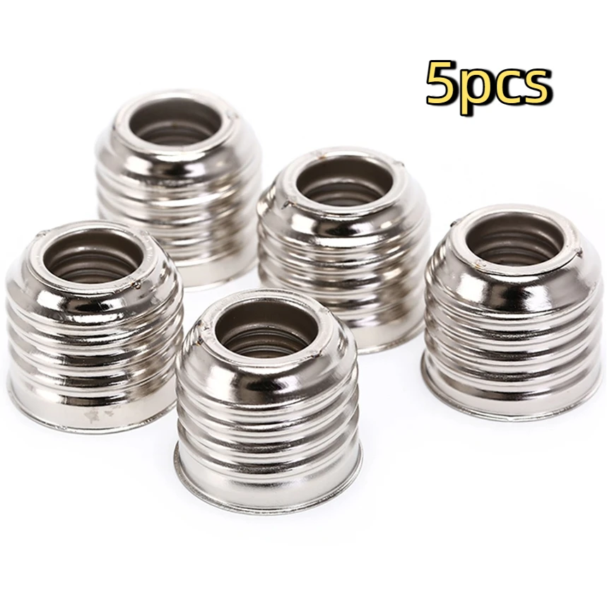 

Light Bulb Lamp Holder Adapter Plug 5pcs E27 to E14 Lamp Holder Converter Socket