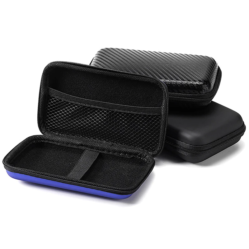 

1pc Portable Electronics Organizer Zipper Bag Waterproof Power Bank Cable Data Line Charger Earphone Storage Protective Box Case