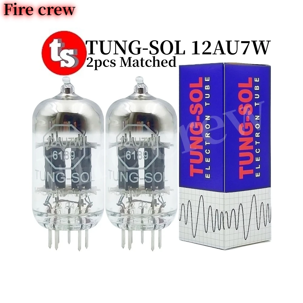 Fire Crew TUNG-SOL 12AU7W 6189 Vacuum Tube Replace ECC82 12AU7 B749 ECC802 E82CC CV4003 HIFI Audio Valve Electron Tube Amplifier