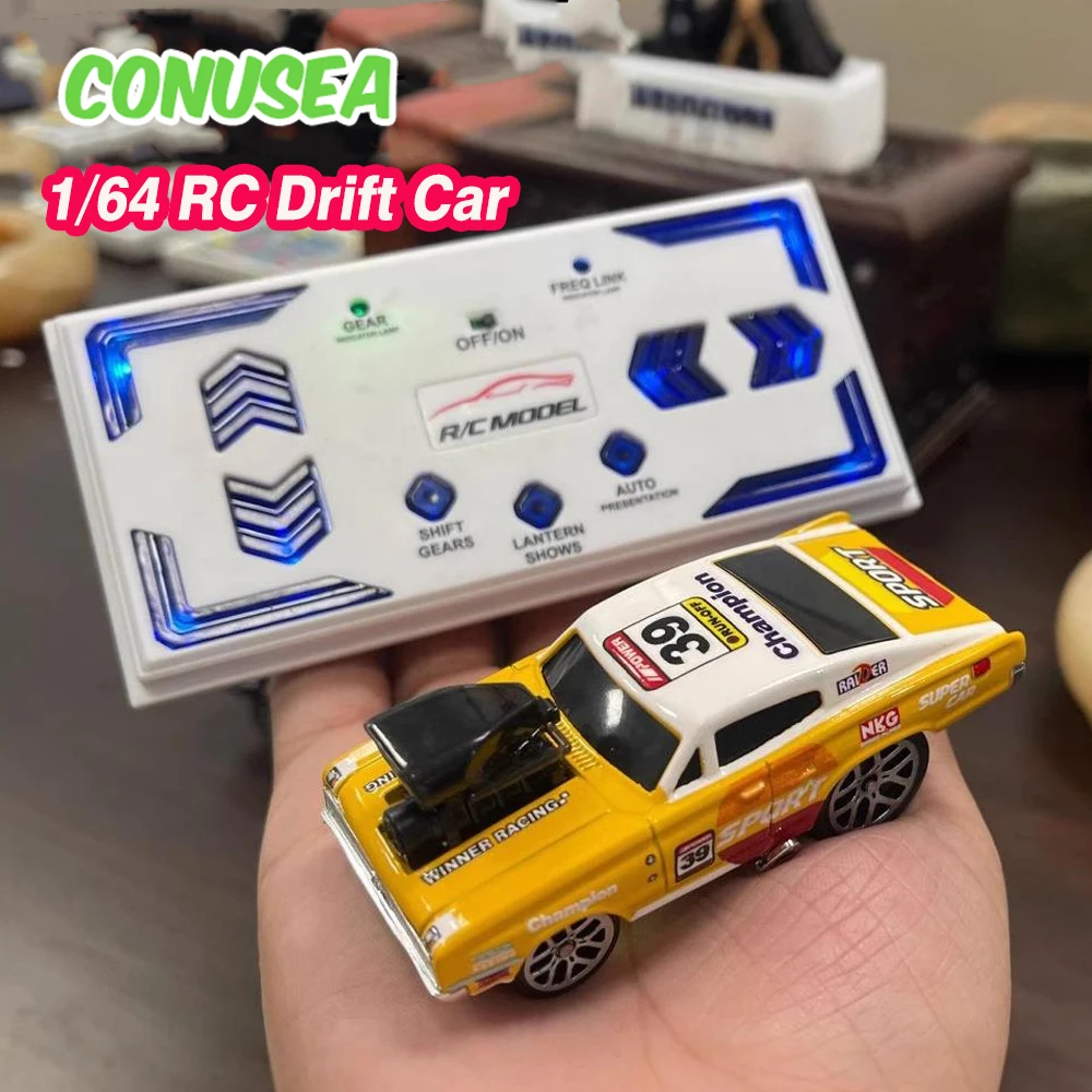 1/64 Mini Remote Control Cars Alloy Drift Rc Car Racing Vehicle Toys 2.4G 4WD Desktop Sports Cars Toys Boys Child Children Gifts