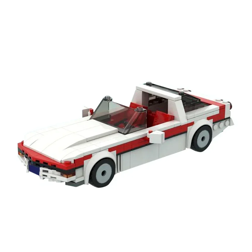 EKbricks MOC The A-Team Chevrolet Corvette C4 Car Model Bricks Speed Champions Car DIY Assembly Building Block Toys For Gifts