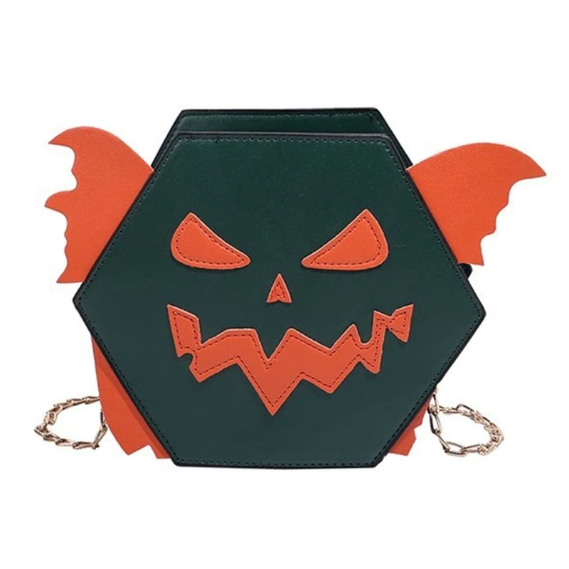 

Halloween Pumpkin Crossbody Shoulder Bag for Women Girl Versatile Trendy Bag Casual Leisure Zipper Chain Tote