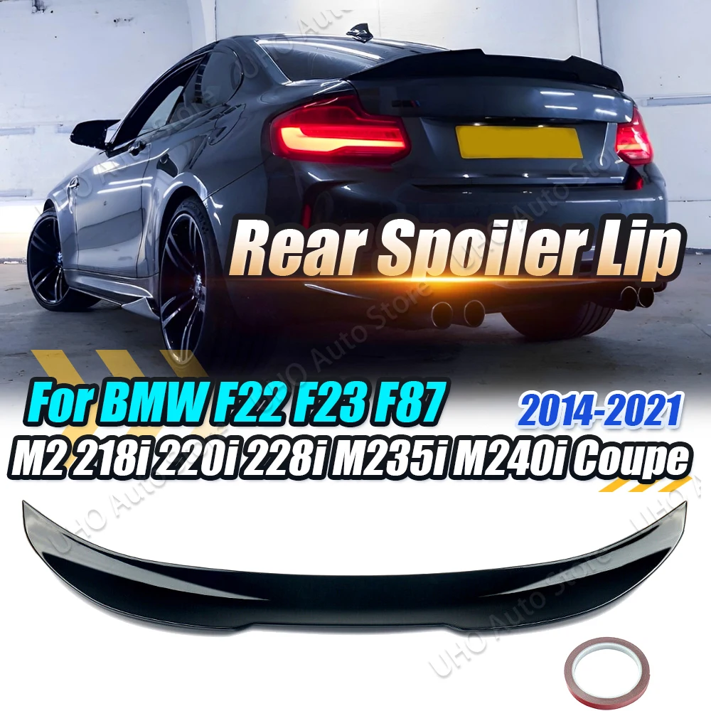 

PSM Style Car Rear Spoiler Wing Trunk Lip Tail Trunk Roof Spoiler For BMW F22 F23 F87 M2 218i 220i 228i M235i M240i 2014-2021