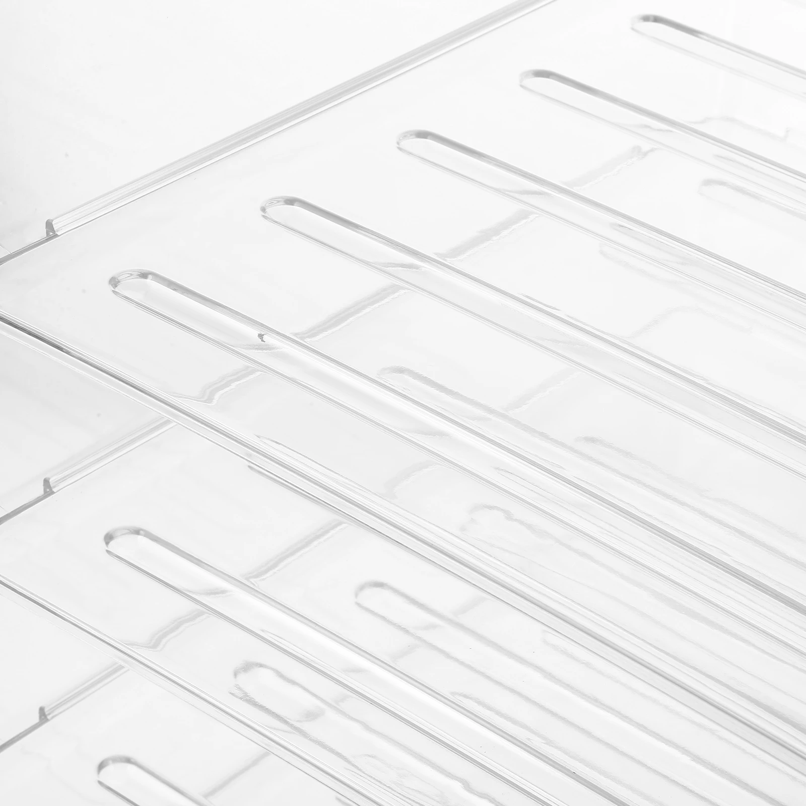 4Pcs Stackable Clear Desk Organizer Trays Plastic Paper Holder Office Workspace File Storage Desktop Paper Management Organizer