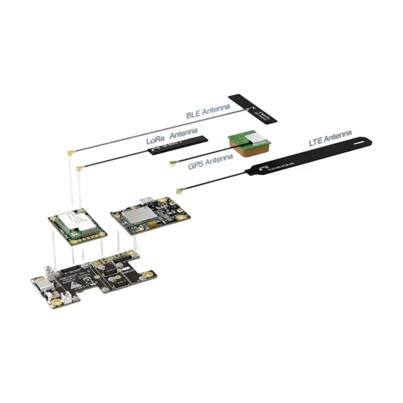 DT51 LinkONE LTE-M NB-LoT LoRaWAN Device RAK10715 Based on NRF52840 SX1262 BG77 900MHZ for Arduino IDE