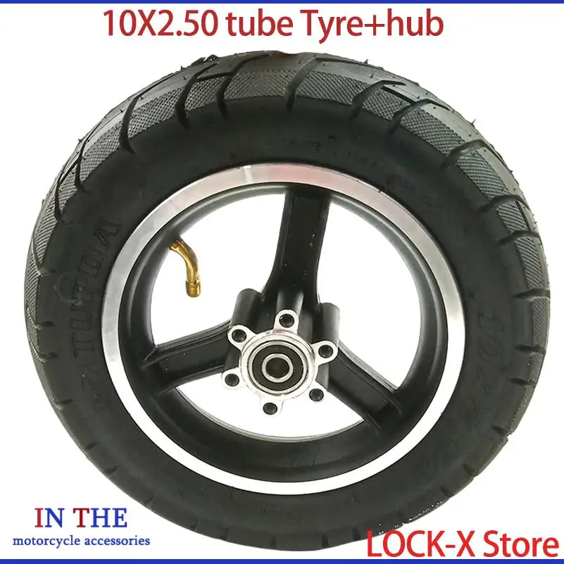 10x2.50 wheels suitable for electric scooters, balance air cushion board, balance wheel, 10 inch tire, inner tube with hub