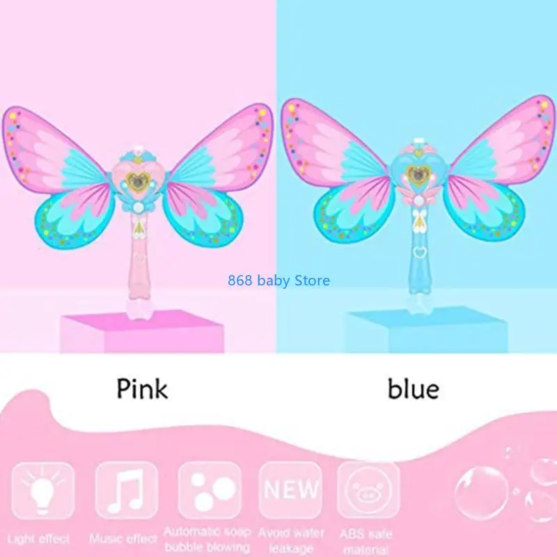 29EEE Outdoorowa zabawka dla dziewcząt Toddler Automatyczne zewnętrzne bąbelki & Wand Bubble Toy Bubble Bubble For