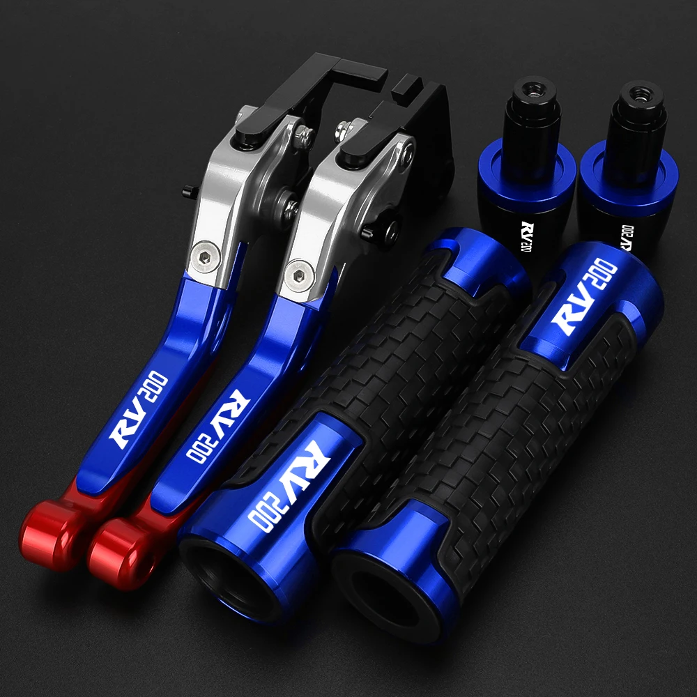 2026 Motorcycle Aluminum Adjustable Brake Clutch Levers Handlebar Hand Gripss FOR Suzuki RV200 RV 200 2016-2017 2023 2024 2025