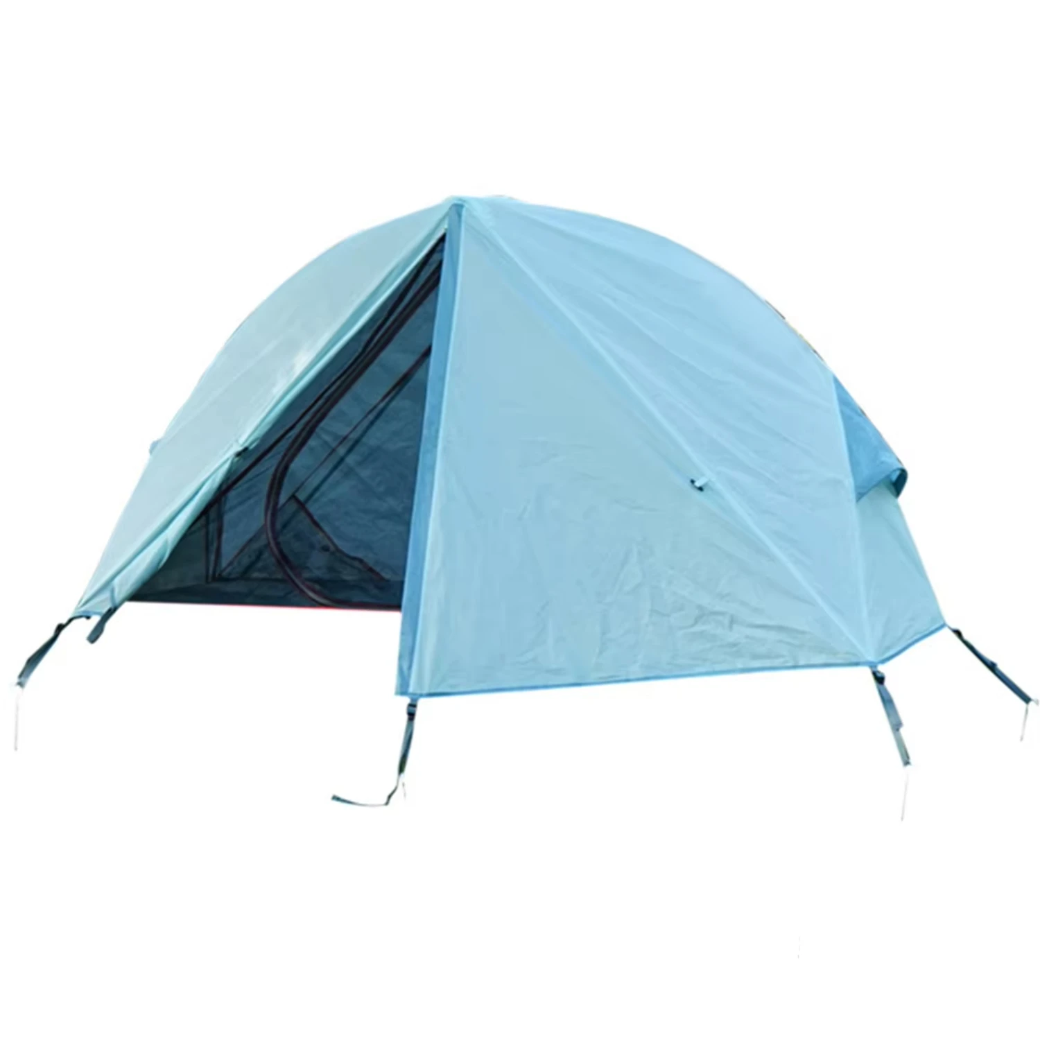 

Camping Folding Tent Portable Outdoor Off The Ground Tent Single Person UV Resistant Used with Bed Hiking Travel Butane torches
