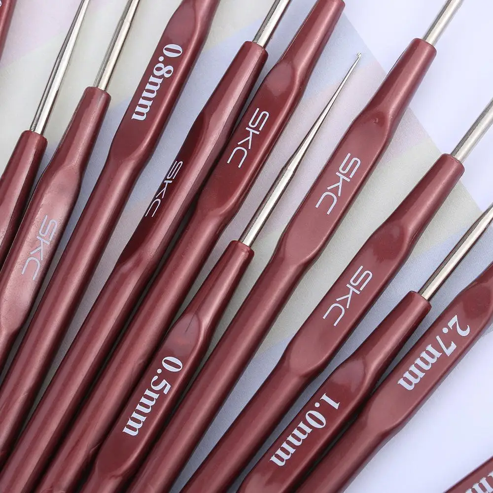 0.5mm-2.7mm Alat Baru DIY Benang Jarum Rajut Tenun Kait Rajut Renda