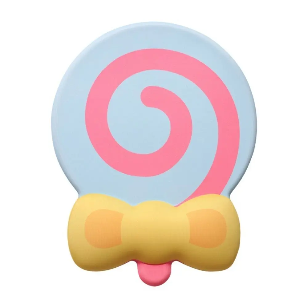 

Коврик для мыши на запястье с медленным отскоком, леденец, нескользящий креативный коврик для мыши с поддержкой запястья, удобная подставка для запястья, клавиатура, подушка для рук