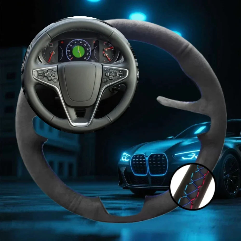 

Индивидуальный чехол на руль автомобиля для Opel Insignia CT A Vauxhall Insignia A Buick 2013-2017, сшитая вручную обертка рулевого управления