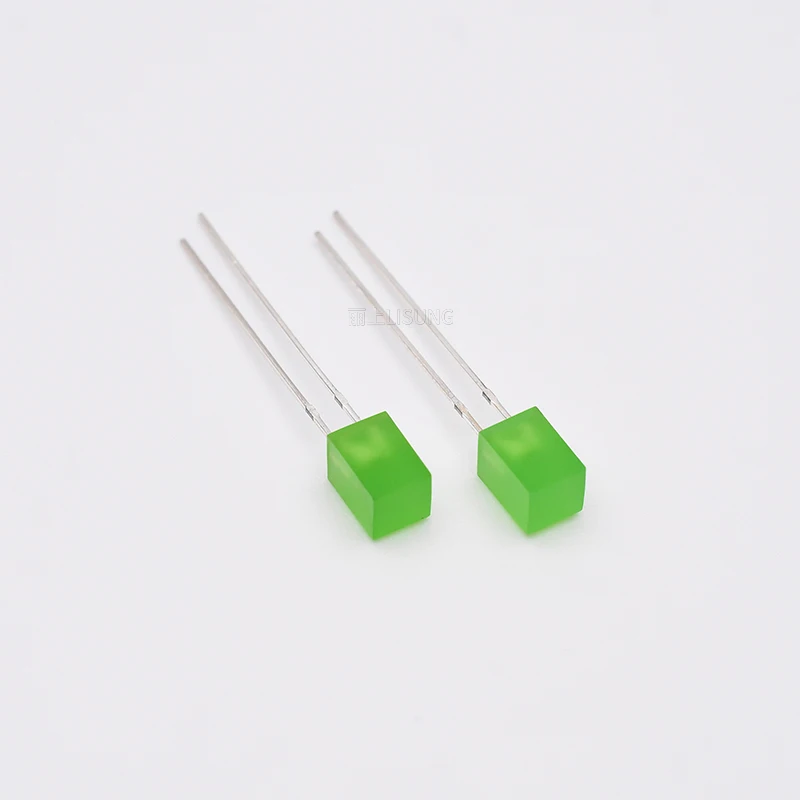 1000pcs/Bag 557 Square Led 5*5*7mm Light-emitting Diode Yellow Red Green Yellow Electronic Diffuse Color Lens Indicator Light