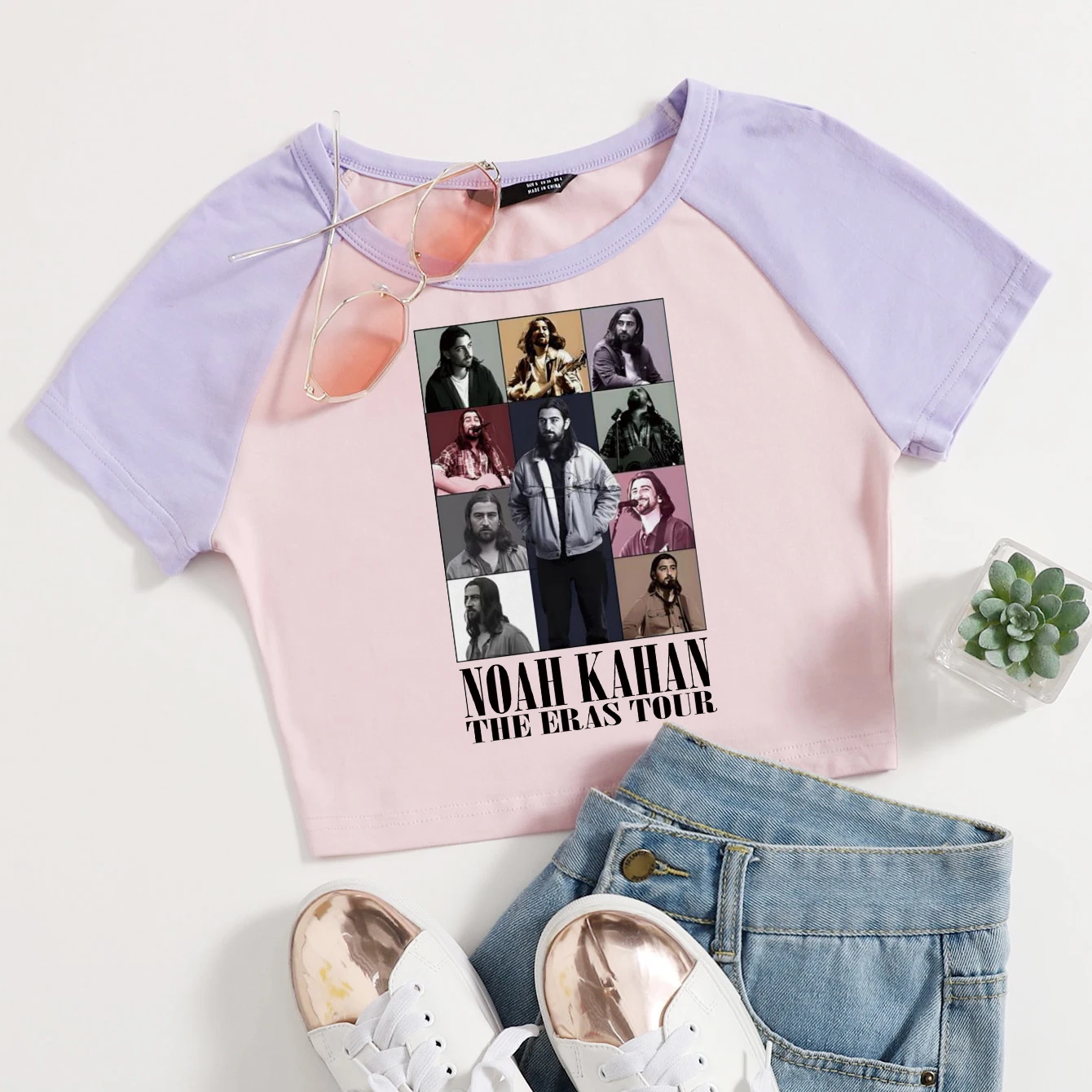 Noah Kahan Music Album  Shirt Girls Fashion Crop Streetswear Noah Kahan Merch Gift for Fans Gift Tops