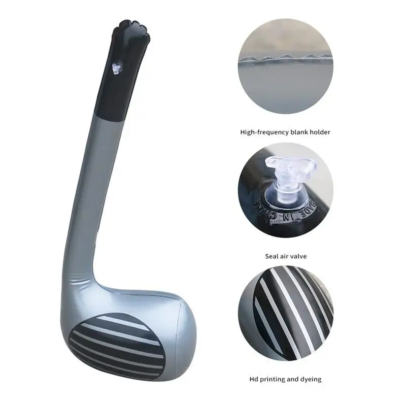 Golfe para crianças pvc jogo de piscina de golfe leve haste flutuante treinador de balanço para colocar curso treinamento prática de campo de condução