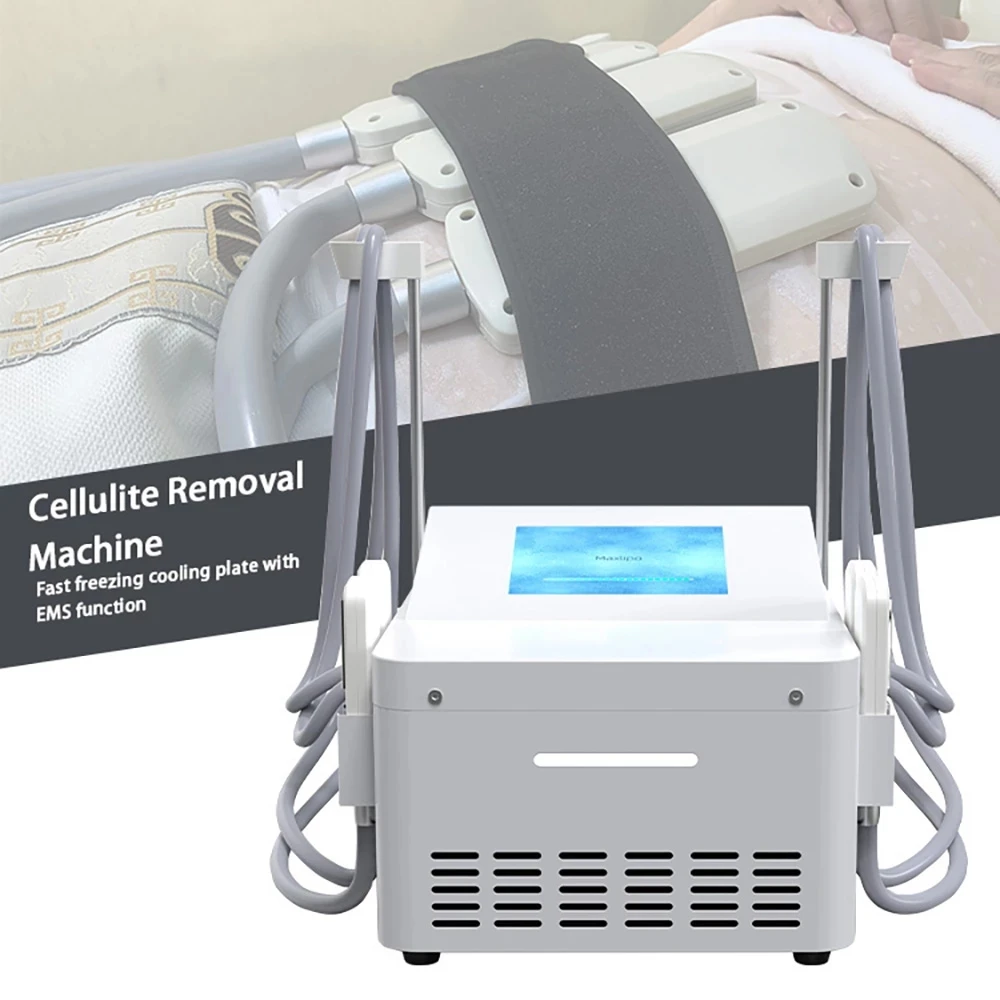 

Portable Ems Body Slimming Cryolipolysis Machine Latest Cryo Plate Cool Body Sculpting Fat Freeze Salon Massager Device