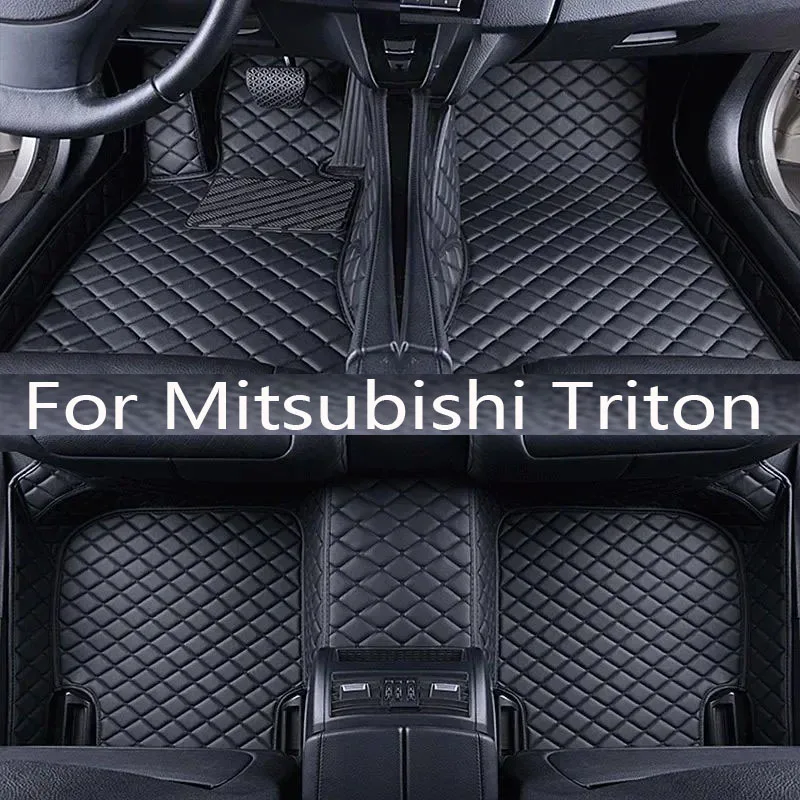 

For Mitsubishi Triton L200 LHD RHD 2019 2020 2021 2022 2023 Car Floor Mats All-Weather Floor Mats Odorless Pad Waterproof Tray