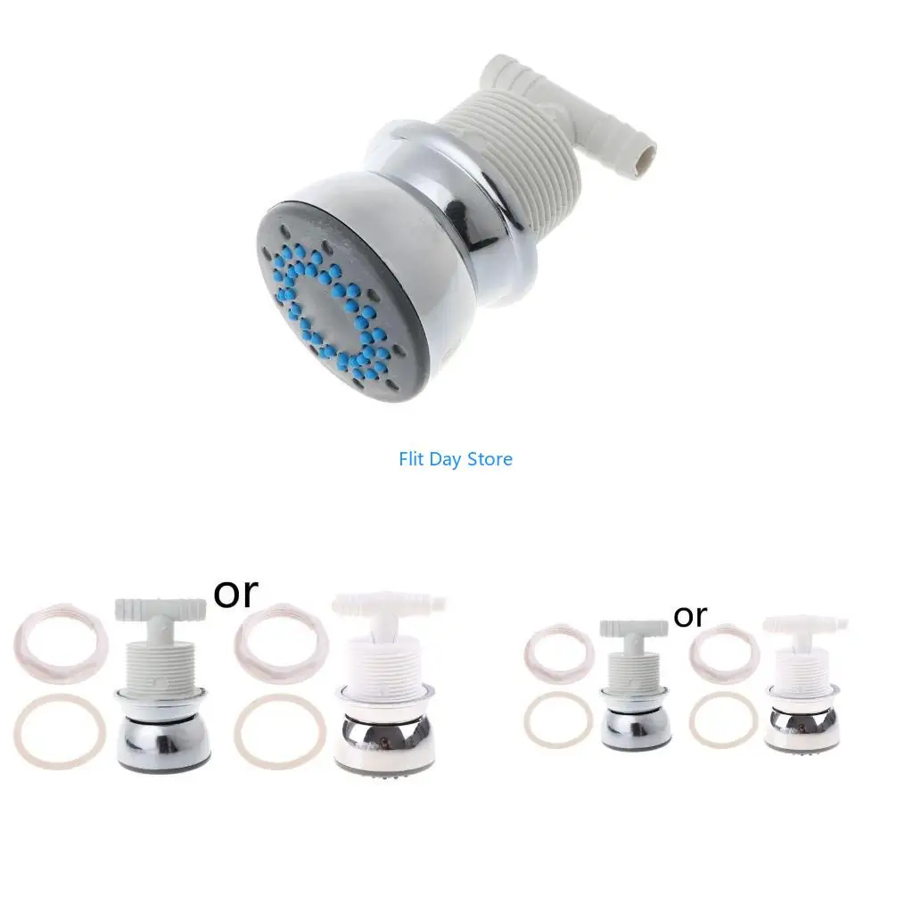 F92C Bathroom Hydromassage Showerhead Water Saving Rotatable Massage Shower Nozzle