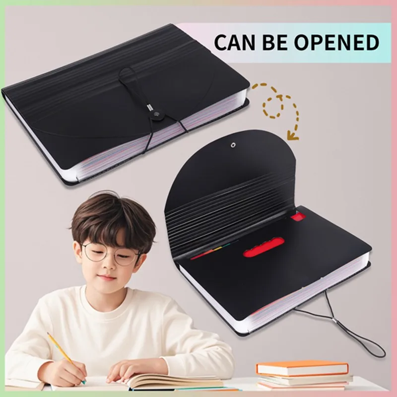 Accordian File Organizer,Expandable File Folder,Portable Accordian Folder Letter Size,For Paper Documents A4 Letter Size