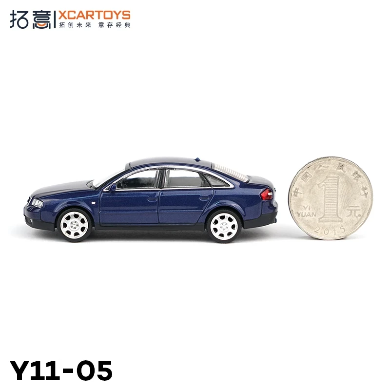 XCARTOYS 1/64 A6 Y11-05 Blu Scuro Della Lega Giocattoli Veicolo A Motore Pressofuso In Metallo Modello Per Bambini Regalo Di Natale Giocattoli per I Ragazzi Per Adulti Regalo di Souvenir