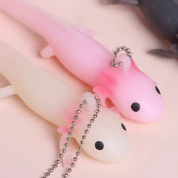 1pc Cartoon Keychain Squishy Simulation Fish Stress Squeeze Toy Prank Joke Toys Gifts Funny Antistress Decompression Toys