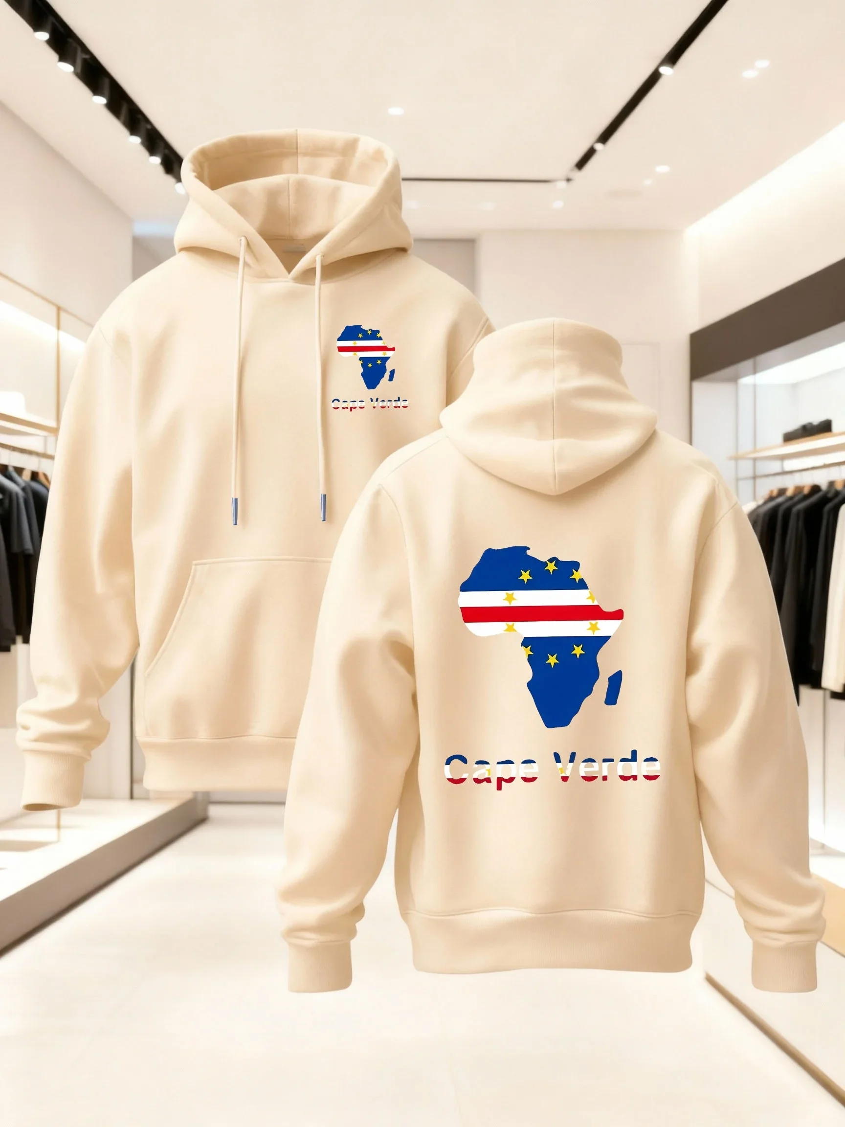 Men's Women's Printed Sweatshirt, Multiple Colors Relaxed Fit Couple Hoodie, Ideal For Outdoor Sports And Outings