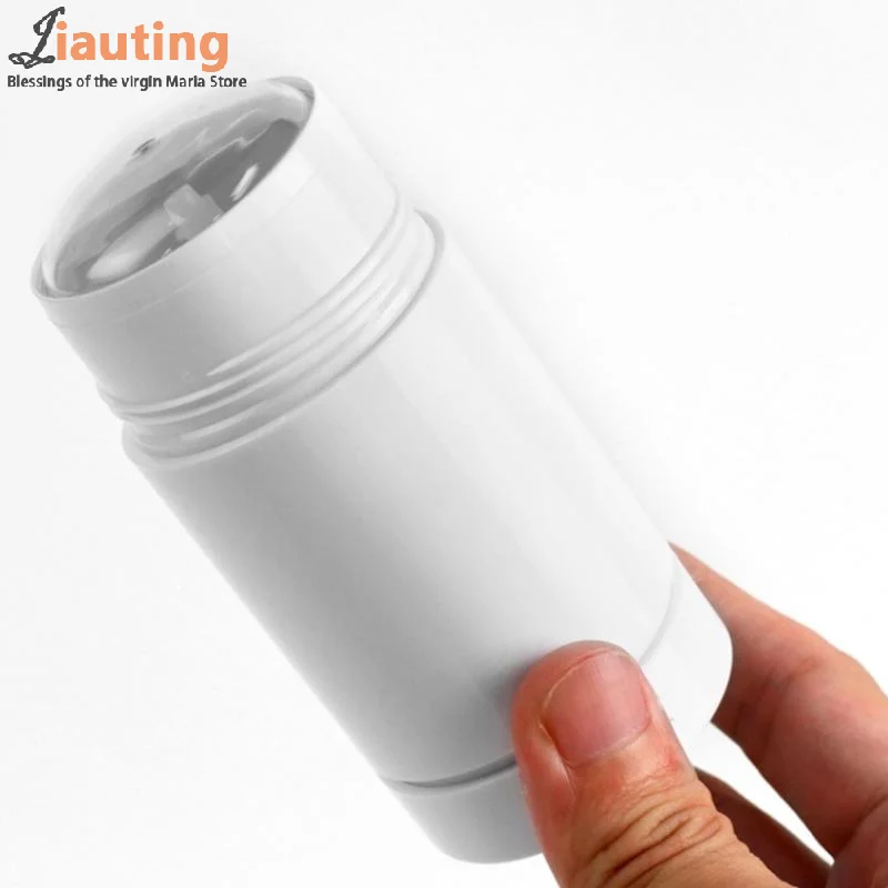 1 Pcs 40/75g Empty Balm Container Refillable Plastic Twist-Up Bottle For DIY Natural Crystal Deodorant Stick Cosmetics Tube