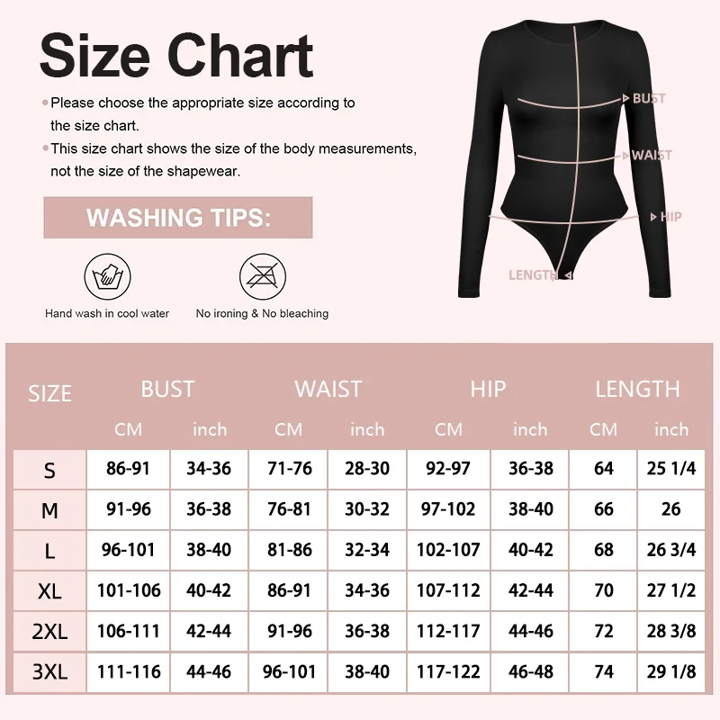 Women Full Body Shaper Long Sleeve Round Neck Shapewear Slimming Breathable Bodysuit Seamless Tummy Control Waist Trainer Corset