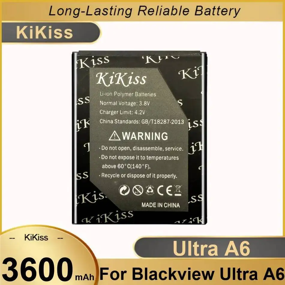 Аккумулятор мобильного телефона 3600 мАч для Blackview Ultra A6, быстрая зарядка, высокая емкость Аккумулятор мобильного телефона 3600 мАч для Blackview Ultra A6, быстрая зарядка, высокая емкость