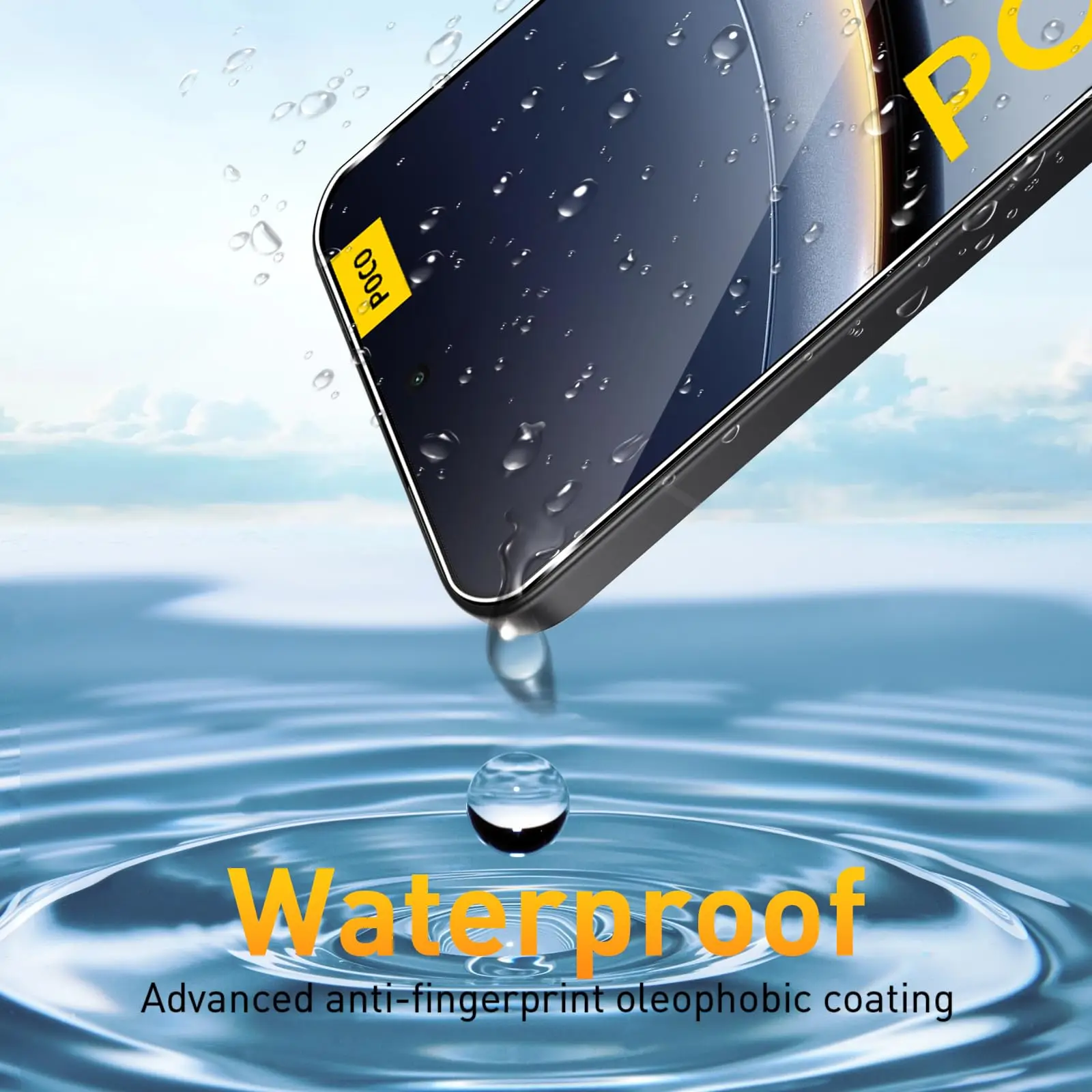 Ochraniacz ekranu do POCO F7 6,83 cala Szkło hartowane NIE Pełna osłona HD Crystal 9H Anti Scratch Case Friendly