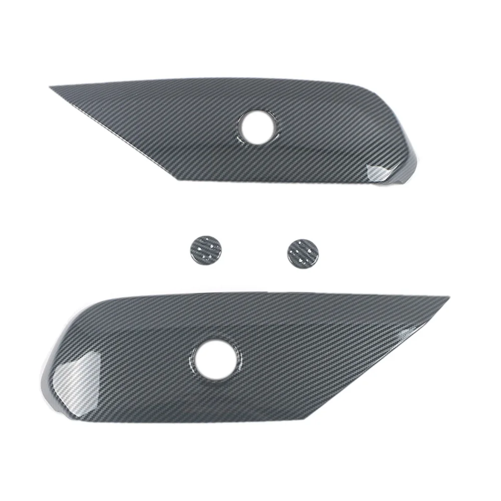 1 Pair Car Seat Adjustment Switch Panel Trim Cover ABS for Mercedes-Benz C-Class W206 C260 2022 Carbon Fiber