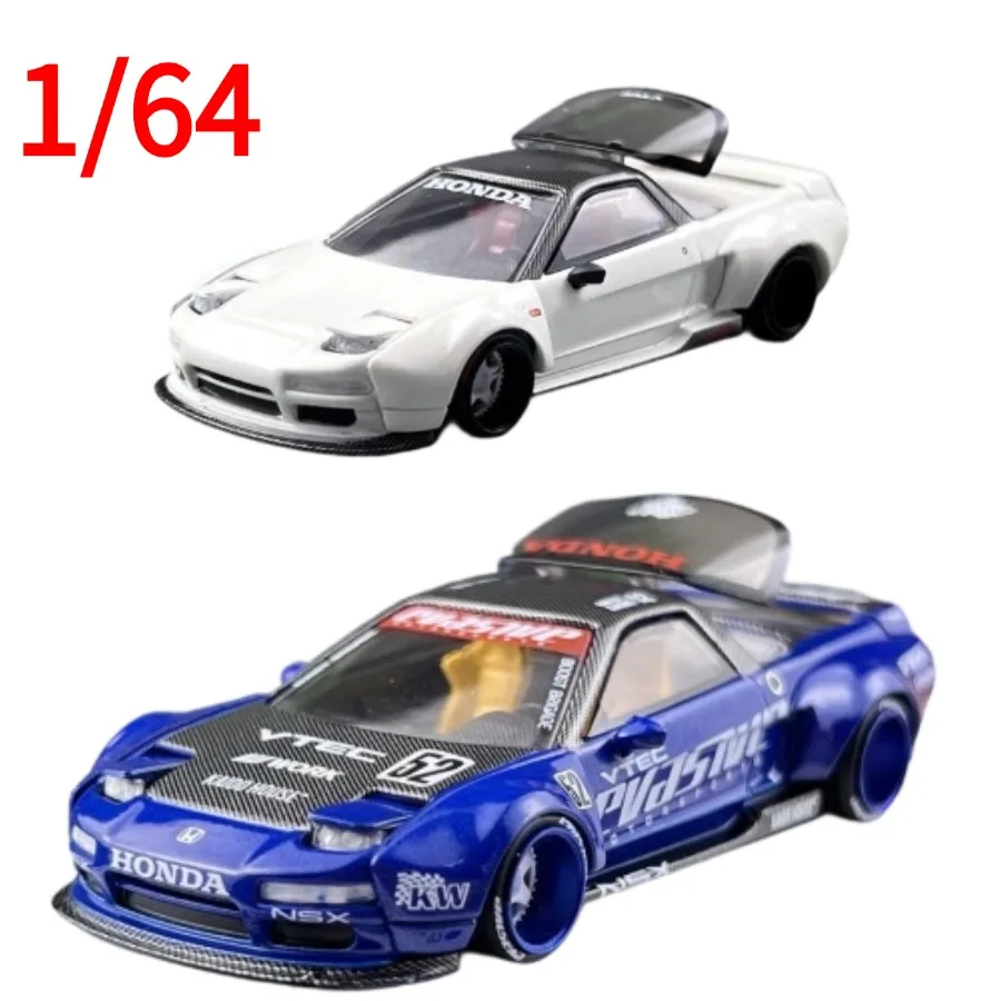 

MINIGT Diecast 1:64 Honda NSX Evasive V2 Kaido House Car Model Honda Play Vehicles Collectible Model Cars Toys for Boys Gift
