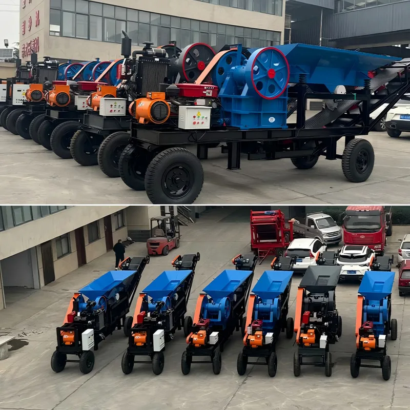Factory Direct Sales PE250*400 Mobile Diesel Engine Jaw Crusher for Crushing Granite Gravel diesel Mobile Jaw Crusher Plant view 5