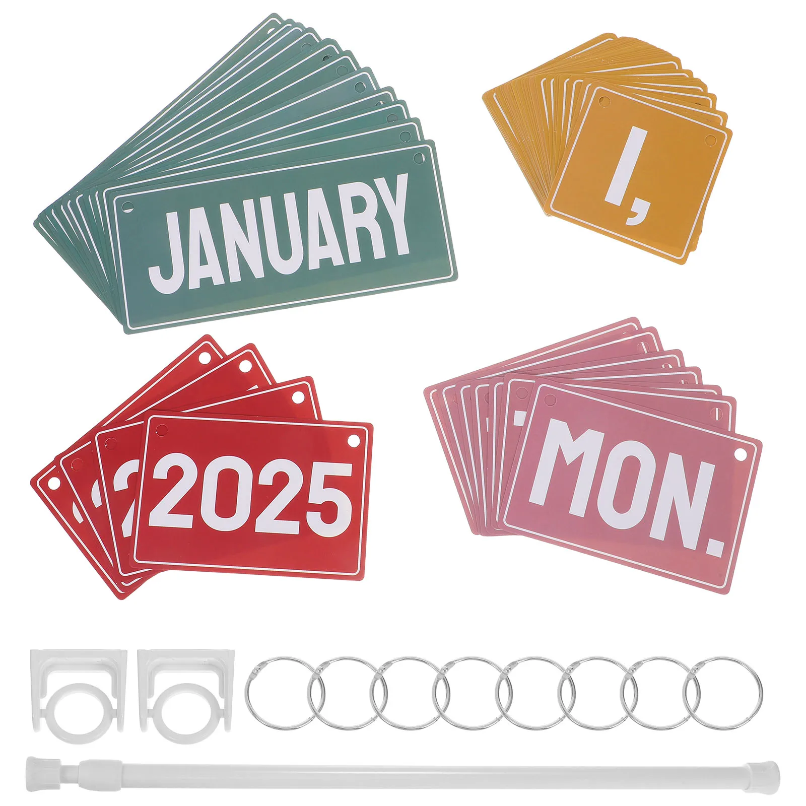 

1 комплект, 1 комплект, набор флип-досок объявлений: 2025-2028, красочный ежедневник, флип-дизайн, ручное украшение, школьные принадлежности, стена учителя