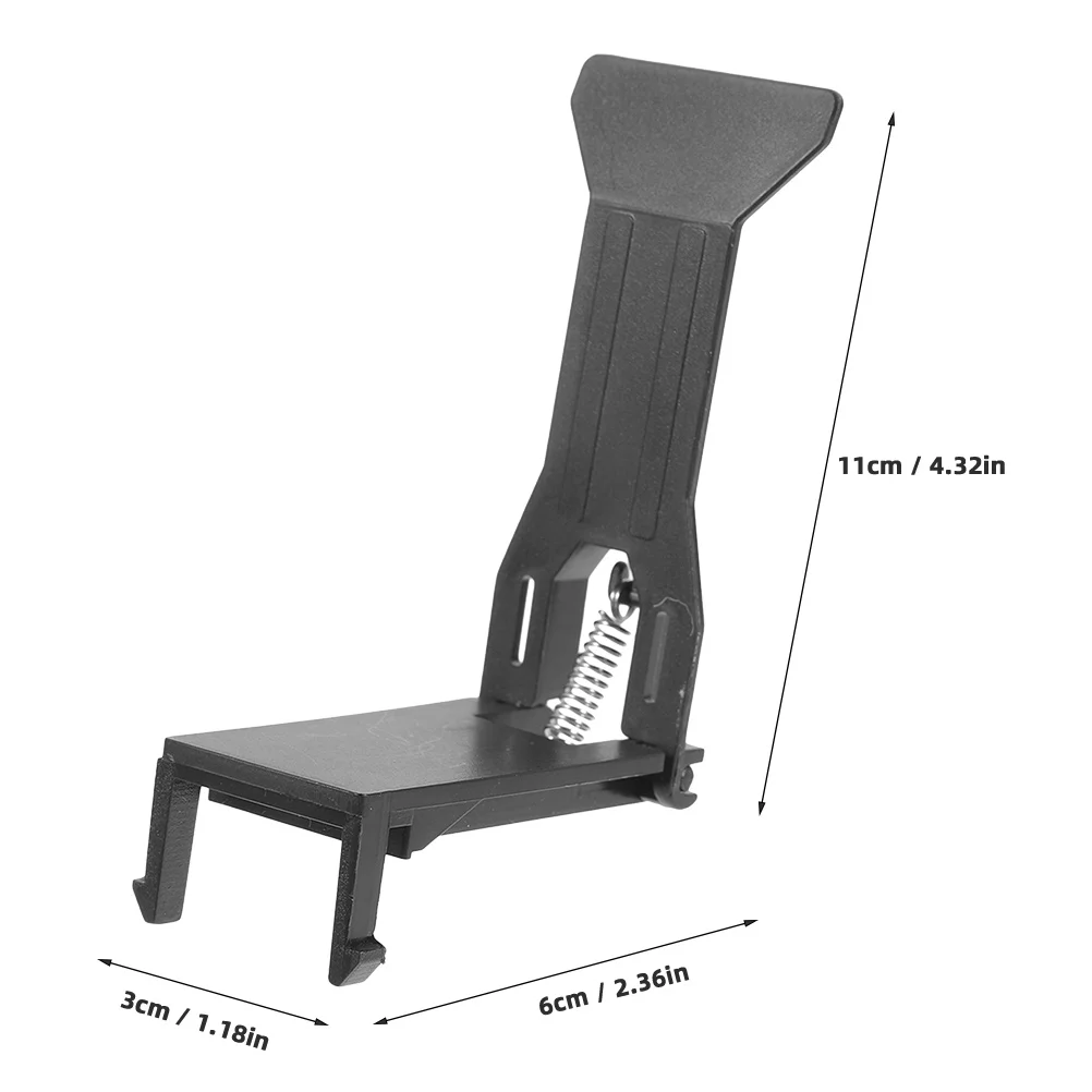 Abrazaderas de fijación con Clip para caja de cajero, registro de plástico, cajón resistente, Clips para dinero, bandeja Universal, 10 Uds.