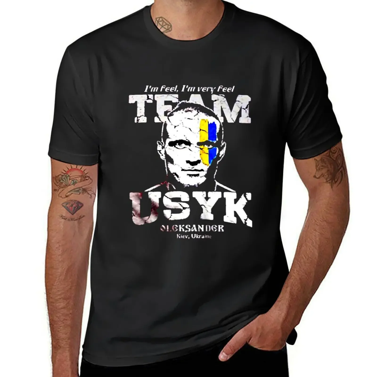 

Usyk T-Shirt quick-drying customs design your own quick drying vintage t shirts clothing for men