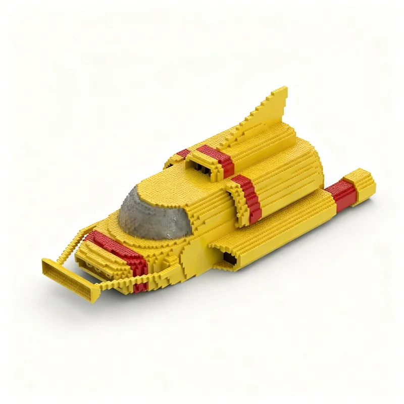 4646pcs MOC Thunderbird 4 Model Building Blocks Architecture Assemble Creative Birthday DIY Kids Education Christmas Gift Toys