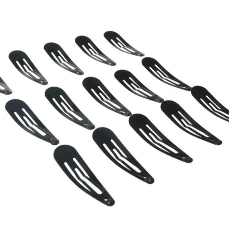 20/40 Stück Schwarze Haarspangen 2 Zoll für Erwachsene und Kinder Haaraccessoires Haarwerkzeuge Dekorative Metall-Schnappspangen für Frauen – Detail 5
