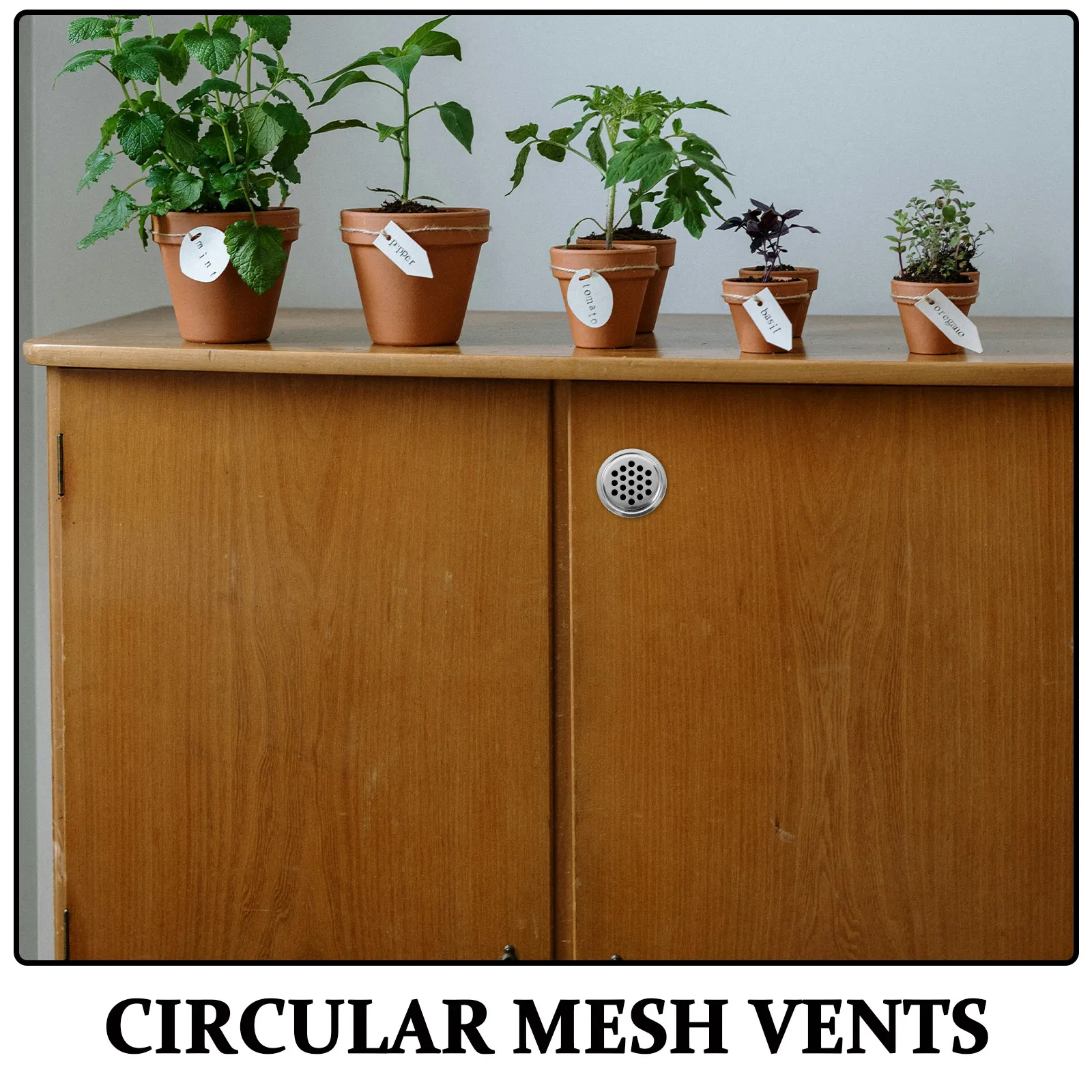 10Pcs Stainless Steel Air Vent For Heat Dissipation Manager Office Circular Cabinet Mesh Panel Ventilation Kitchen