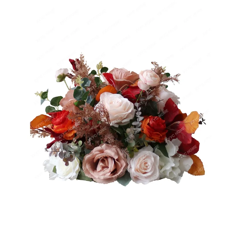 Wedding Road Lead Flower Ball Column Flower Combo Decoration Artificial Flower Window Show Welcome Display Flower