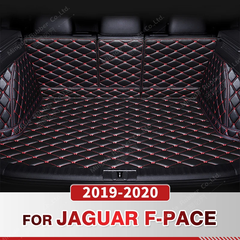 

Auto Full Coverage Trunk Mat For Jaguar F-PACE 2019 2020 Car Boot Cover Pad Cargo Liner Interior Protector Accessories