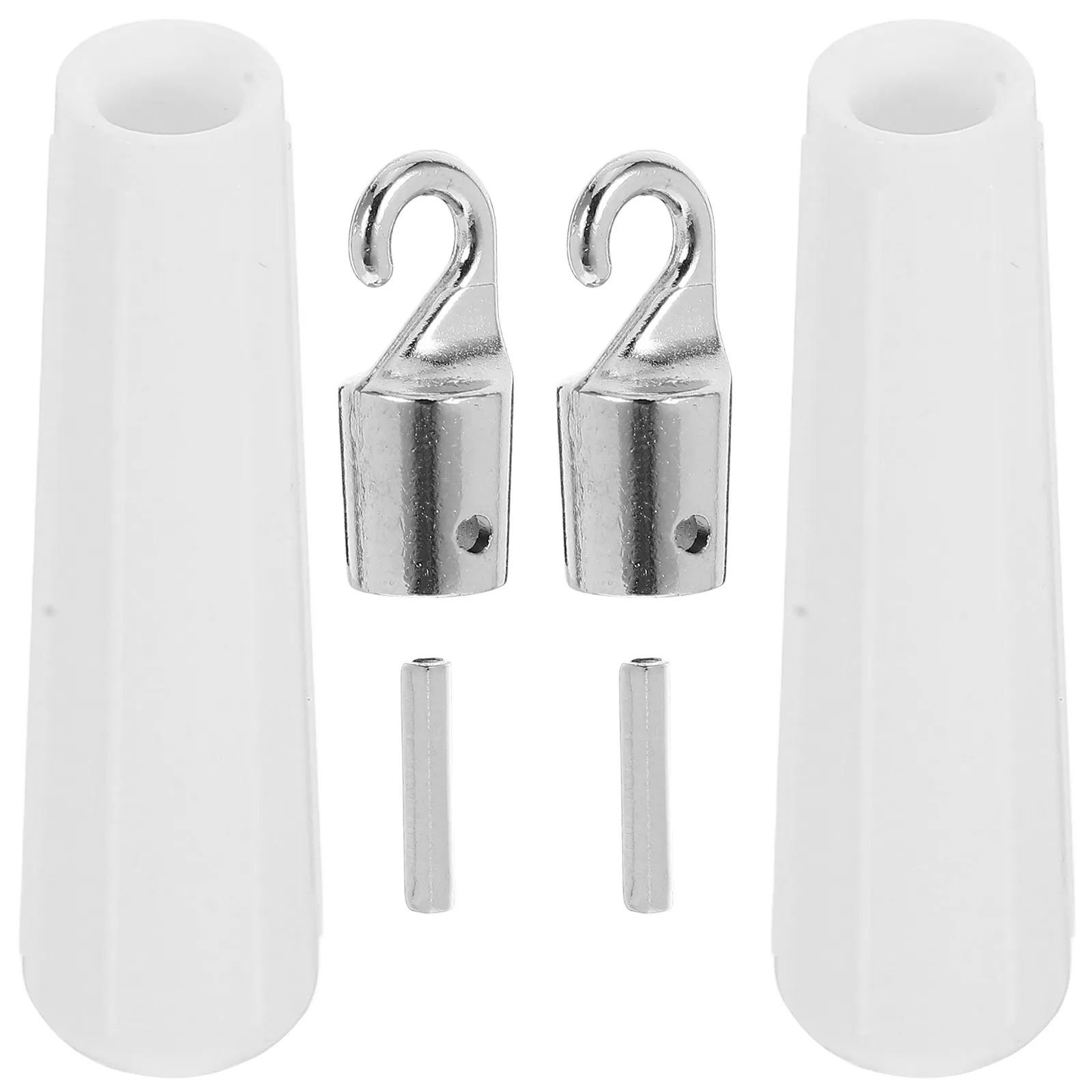 

4Pcs Blind Wand Replacement Hook Handle Kit Ergonomic Metal Curtain Stick Accessories Vertical Blinds Tilt Wand Parts Window