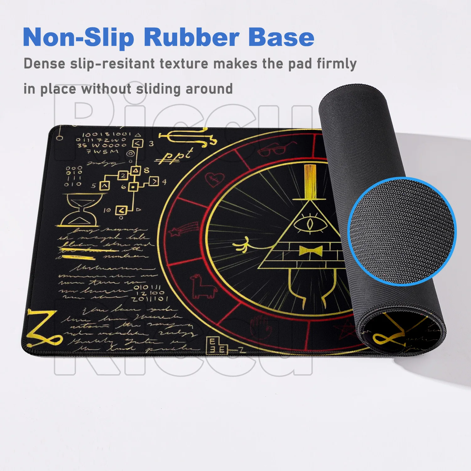 Xxl Long Padding Desk Protector Mousepad Bill Cipher Anime Mouse Pad Gravity Fall Mouse Pad Company Table Pads Carpet Desk Pad