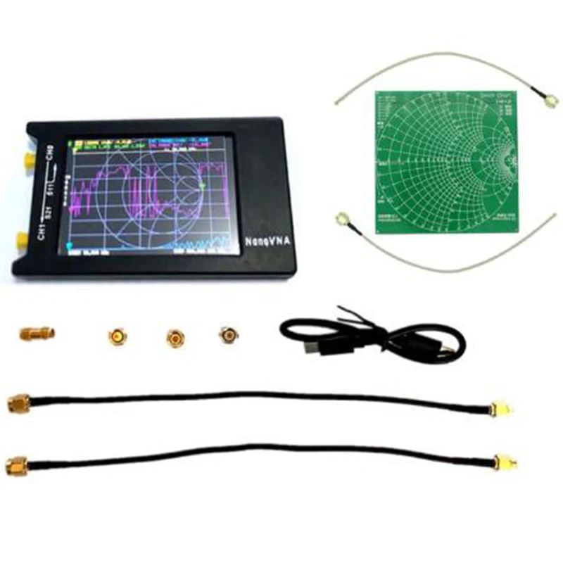 

Retail 4 Inch LCD Display 10Khz-1.5Mhz Nanovna-H4 HF VHF UHF Vector Network Analyzer Antenna Analyzer RF Demo Kit