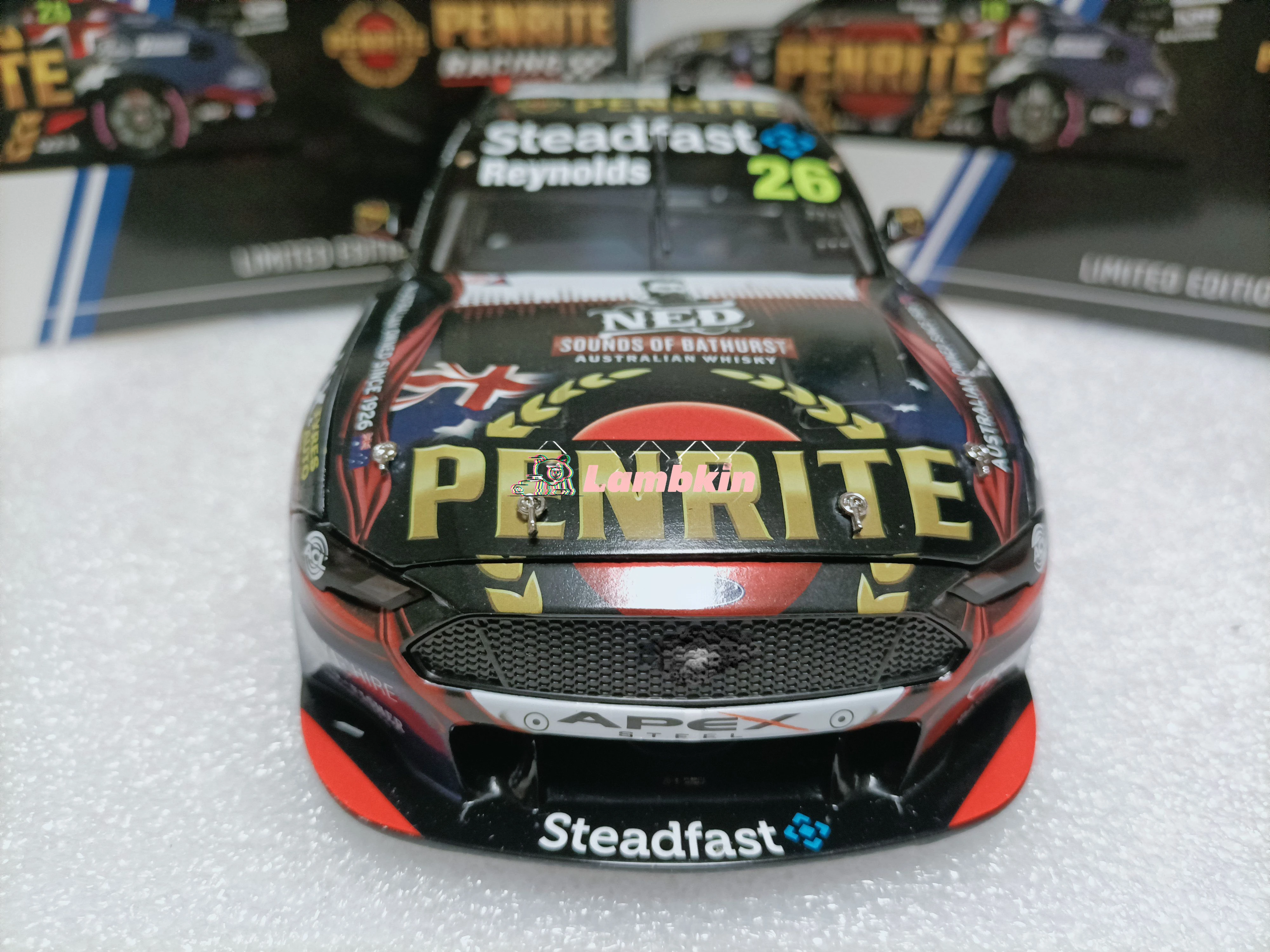 Autêntica Penrite Racing para GT #26, RePCO BA QUINTA, 1000 motorista, DAVID REYNOLDS, MATT, CAMPELL, 2022, 1:18