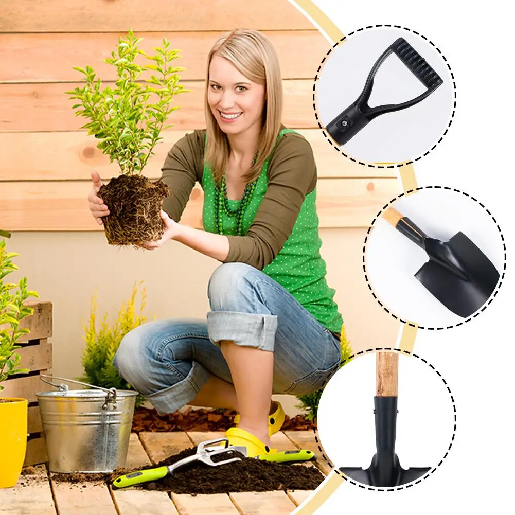 50 cm Grabschaufel, Mini-Schaufeln aus Manganstahl, wasserdicht, rostfrei, Gartenschaufel mit beschichteter Oberfläche für Camping und Outdoor – Detail 5