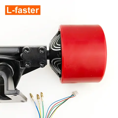 350W elektrisk skateboard hjuldrivningskit 90mm borstlös navmotor lastbil trådlös fjärrkontroll för dubbeldriven elektrisk bräda 8 best sales elektrisk longboard - №3