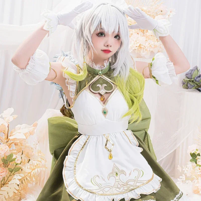 

Nahida Cosplay Genshin Impact Sumeru Nahida Lesser Lord Kusanali Cosplay Costume Girl Dresses Cainival Halloween Party Costumes